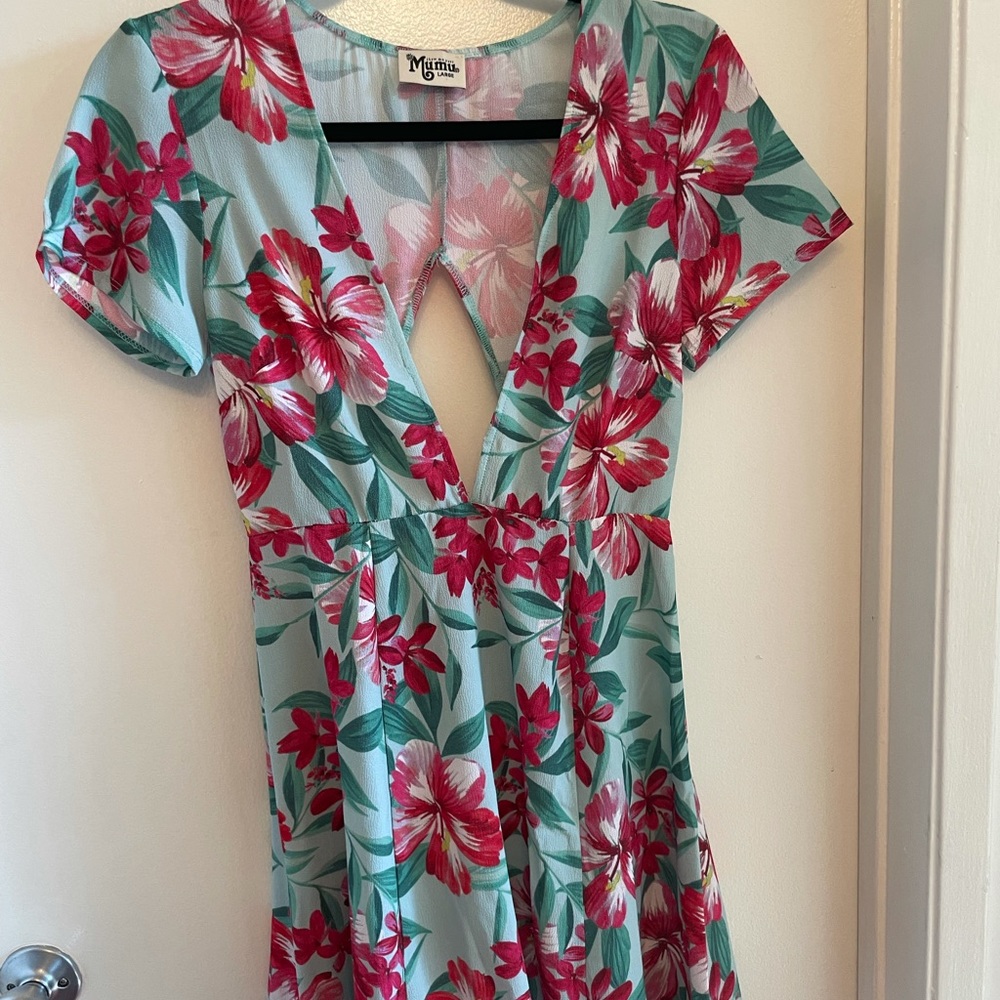 Show me your mumu Tropical print dress